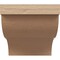Ekena Millwork 12"W x 12"D x 12"H Wide Garner Rough Cedar Woodgrain TimberThane Corbel, Primed Tan CORUR12X12X12GARRCPR - alternate 3